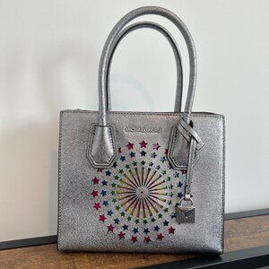 Michael Michael Kors Mercer Medium Metallic Crossbody